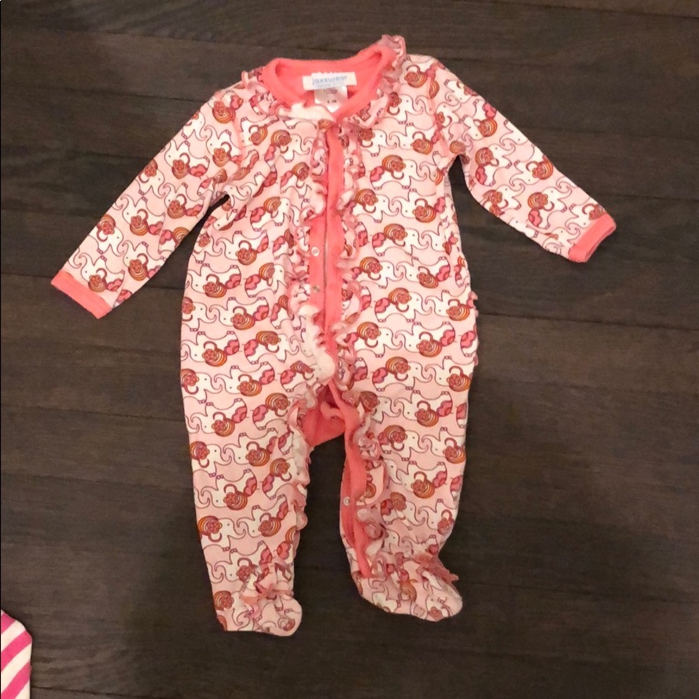 Jaxxwear onesie with ruffles